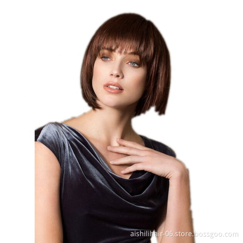 The best-selling 13-inch short  part of high temperature synthetic filament weave Bob wig wigs for  women